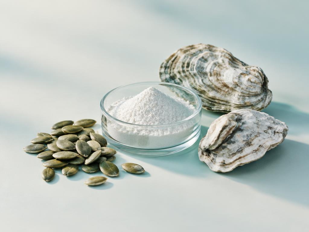 Zinc powder with pumpkin seeds